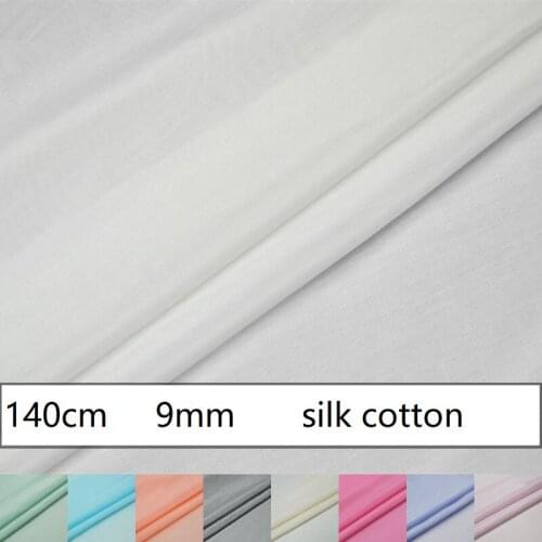 9mm solid color mulberry silk silk cotton clothing lining dress bottom lining fabric