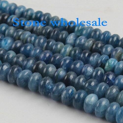 Natural Kyanite Rhombus Cut Gemstone Loose Beads 6x3mm For Necklace Bracelet DIY Jewelry Making 15inch Strand