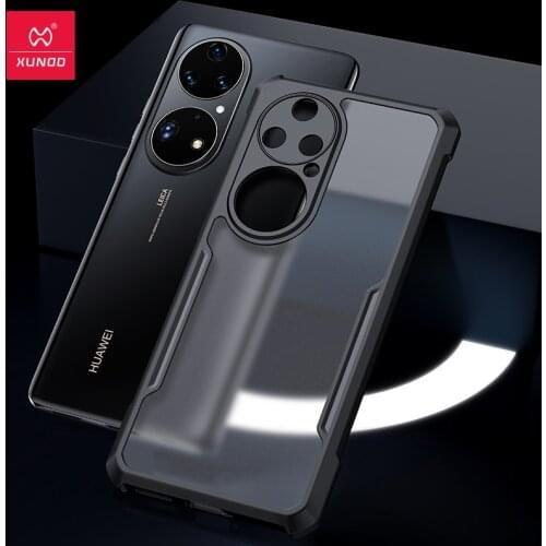 Xundd Case For Huawei P50 Pro Case,Airbags Soft TUP Bumper Shockproof Shell Back Clear Camera and Screen Protective Phone Cover