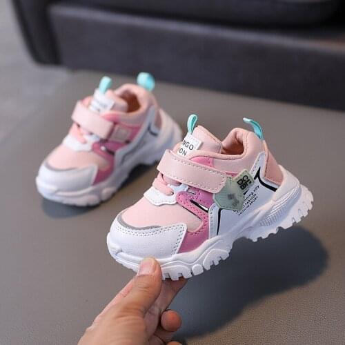 New Autumn Baby Toddler Shoes Boys Girls Kids Sport Shoes Fashion Breathable Running Shoes Soft Bottom Children Sneakers