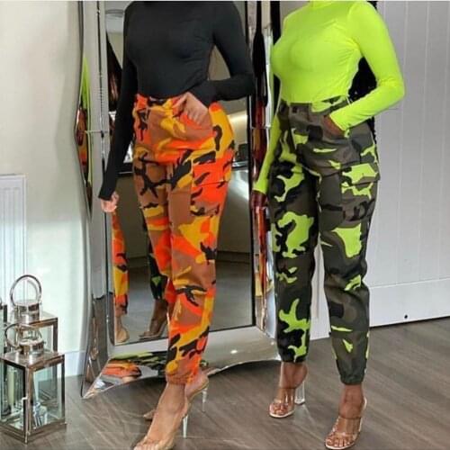EACHIN Women's Camouflage Pants