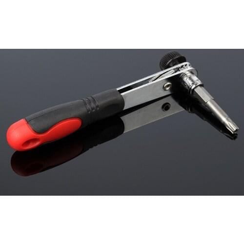 HOEN 1/4" Screwdriver Rod 6.35 Quick Socket Wrench Tool Ratchet Semi - Automatic Wrench Wrench Mini Rapid Ratchet Wrench