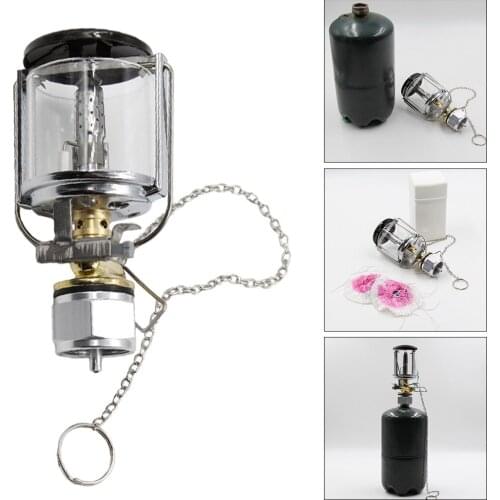 Gas Lantern Fuel Lamp Auto Ignition Tent Butane Propane Light Equipment