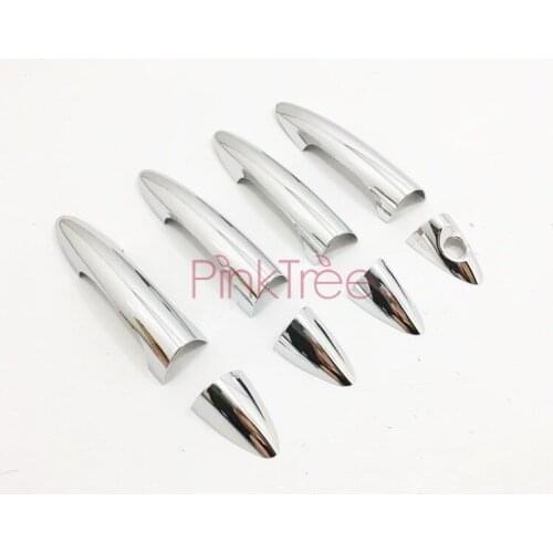 Chrome Door Handle Cover For Hyundai Solaris Verna i25 Accent Grand Avega 2011 2012 2013 2014 2015 2016 Car Styling Accessories