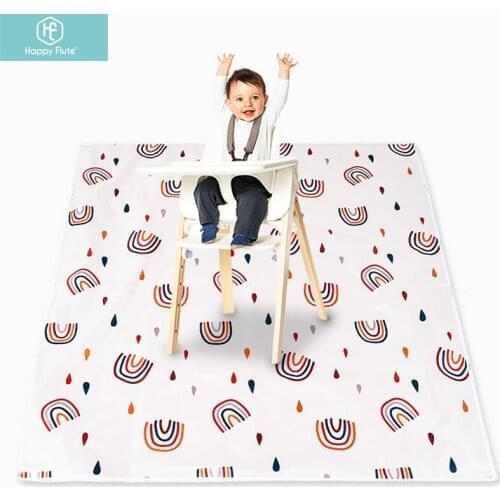 Happy Flute Baby Play Mat, Baby Crawling Mat Portable Waterproof , Anti-Slip Folding Mat Playmat For Baby Indoor Or Outdoor Use