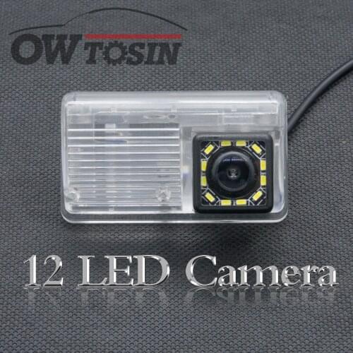 12 LED light Car Reverse Rear View Camera For Toyota Corolla E120 Pronard For BYD F3 For Lifan 620 Car Parking Backup Camera