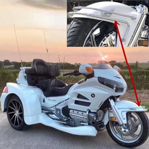 Motorcycle Front Fender Mudguard Guard Bumper Rail Rack Frame Protector for Honda Gold Wing GL1800 F6B 2001-2017