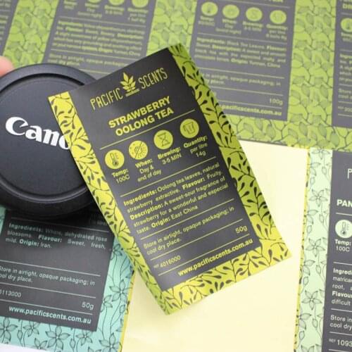 Direct manufacture customized self adhesive plastic bottle label with high quality and cheap price