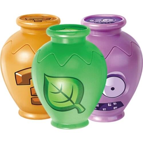 Plants Vs. Zombies Genuine Toys Surprise Cans Blind Box Smashing Cans Big Combat Toy Package