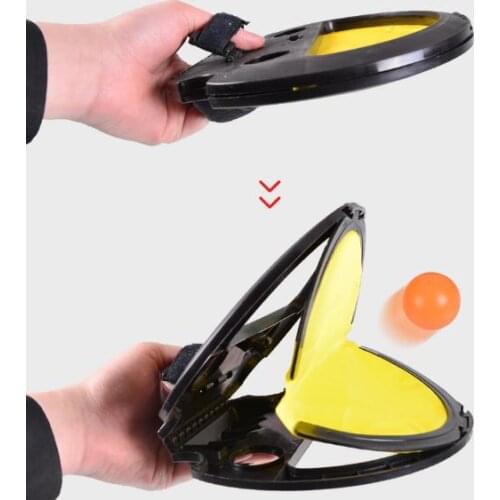 Family Interactive Beach Ball Outdoor Game Rackets Sports Hand Throw Catch Ball Game Parent-child Interactive Game Kids Toys