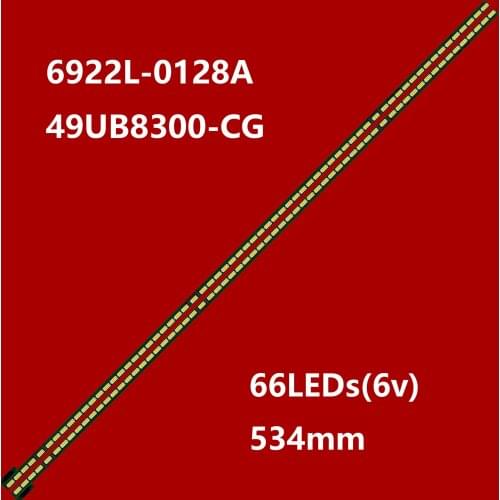 LED Backlight strip for LG 49" TV 6916L-1722B 6916L-17223B 6922L-0128A 49UB820V 49UB850V 49UB8800 49UB8250 49UB830V 49UB820V