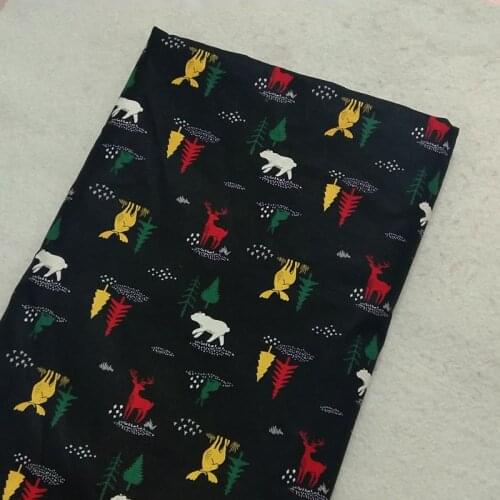 Classic Navy Blue American Flag Fivestar Eagle Free Letter Printed Cotton Fabric 50x105ccm Flag Fabric Patchwork DIY sewing Baby