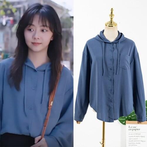 Xingju Womens Hooded Shirts