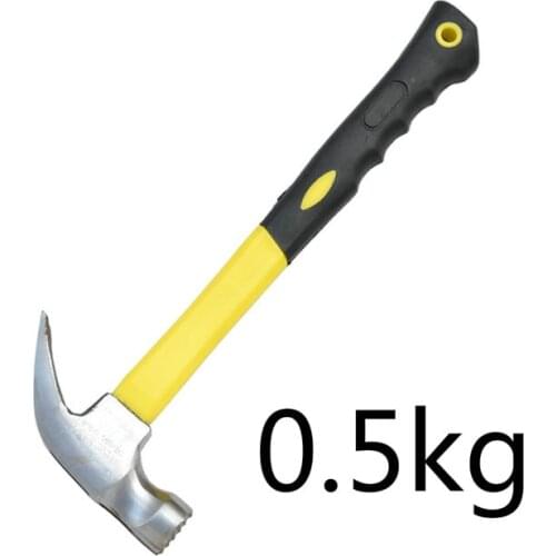 1pcs 0.5kg Anti Slip Claw Hammerss Hammer Claw Hammer Non Slip Hammer Face Use More Convenient