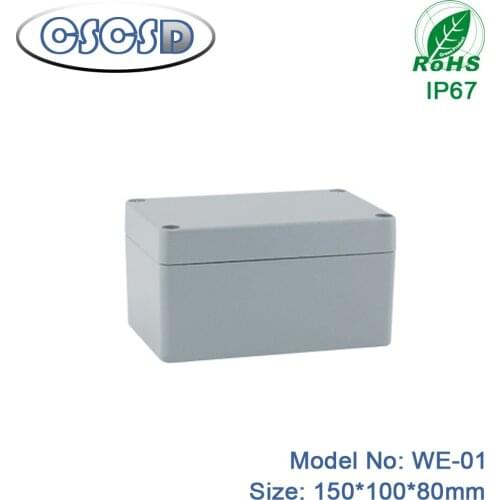 1pcs/lot 150*100*80mm CSCSD die-cast aluminum housing amplifier cabinet aluminum box waterproof aluminium box project box