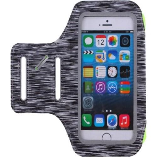 20pcs/lot Colors 6.0 inch Phone ArmBand Sports Bag Case Lycra Waterproof Phone Arm Holder Correr Bolsas Arm Band Sports Bag