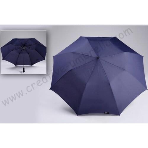 3pcs/lot colour option 120cm two fold auto open hex-angular 50T steel windproof fiberglass mini golf umbrellas business parasol
