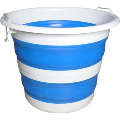30L Collapsible Bucket Portable Folding Water Container Space Saving Buckets for Washing Dishes