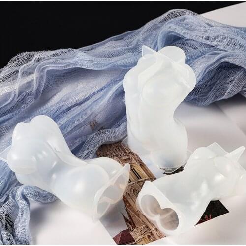 3D Female Body Candle Model Art Stand Decor Home Silicone Epoxy Resin Mold for DIY Casting Crafts Fragrance Candle Making Tools