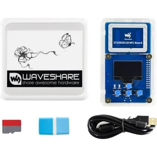4.2inch NFC e-Paper Eval Kit,with NFC-Powered E-Paper, NFC Reader, Micro SD Card, and Essential Accessories