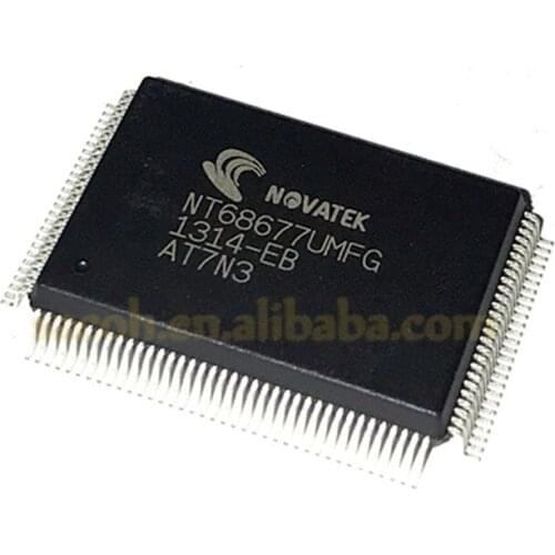 5PCS/lot New OriginaI NT68677UMFG or NT68677AUMFG NT68677 QFP-128 Display LCD Driver IC