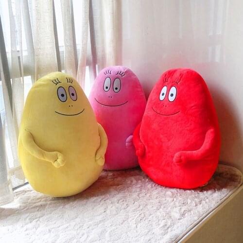 60Cm Barbapapa Plush Toy Big Size Soft Cartoon Anime Stuffed Pillows Doll Cute Doll Cushion Throw Pillow Toy for Children Kids