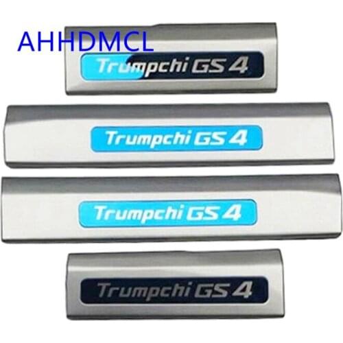 Car Welcome Pedal Threshold Strip Door Sill Strip For Trumpchi GS4 2015 2016 2017 2018 2019 2020