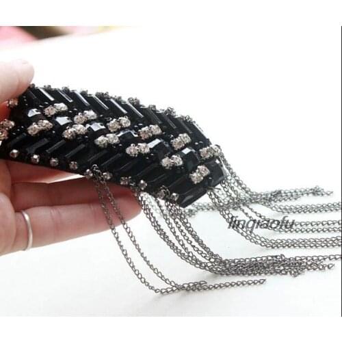 British brooch small suit epaulettes Fashion punk wind college super long tassel accessories
