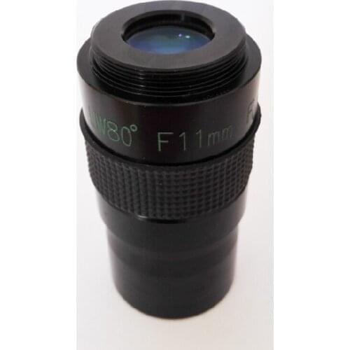 Customized 1.25" F11mm 80 degree ultra wide-angle eyepiece with 28 threads for sale