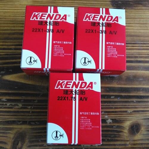 Kenda Bicycle Inner Tube 22*1-3/8 1.75 AV BMX foldable Bike Tire Cycling rubber Tire Rubber Tube Parts