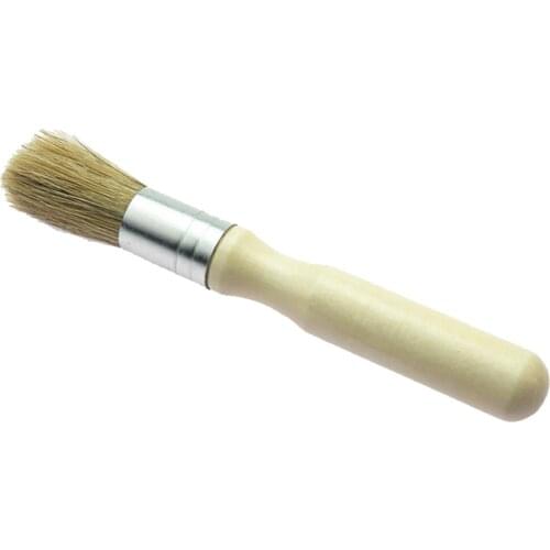 5.8 X 1.49 Inch DIY Brushes with Wooden Handle & Bristle Art Paintbrushes