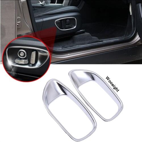 Wooeight Car Interior Seat Adjust Button Switch Bezel Frame Cover Trim For Land Rover Discovery Sport 2015 2016 2017 2018 2019