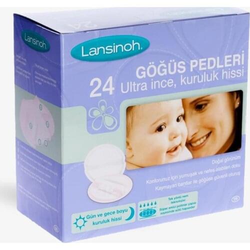 Lansinoh breast pads mother care pack 24 pcs/pack baby soft mom caring nursing pads