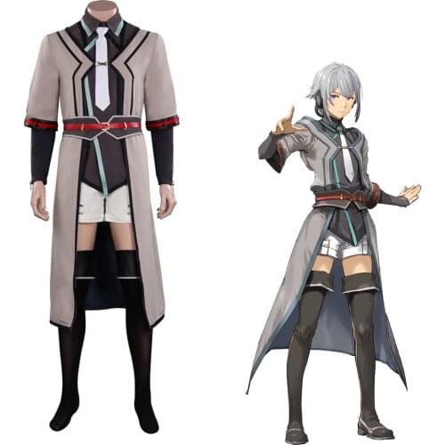 The Legend of Heroes VI Sora no Kiseki--Ctor Salicion Cosplay Costume Outfits Halloween Carnival Suit