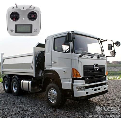 LESU 1/14 6*6 Hydraulic RC Dumper Truck Motor DIY Model For Tamiya HINO ESC Radio THZH0194-SMT2