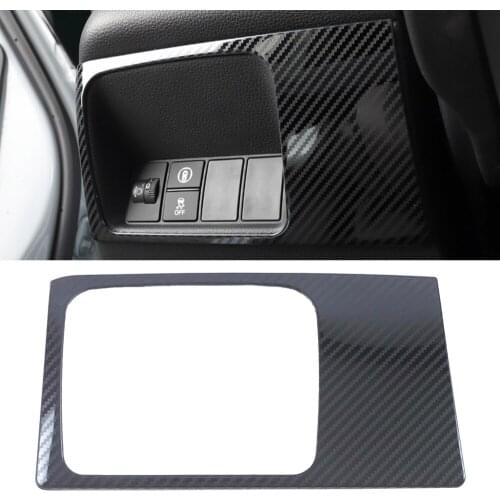 LHD! Car Accessories for Honda Fit Jazz GR 2020 2021 Stainless Steel Interior Head Light Lamp Switch Cover Trim 1pcs