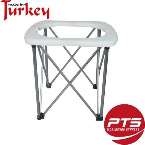 Multifunctional Folding Toilet Camping Outdoor Leisure Seat Portable Ultralight Toilet WC Seat Chair for Camping Hiking Travel