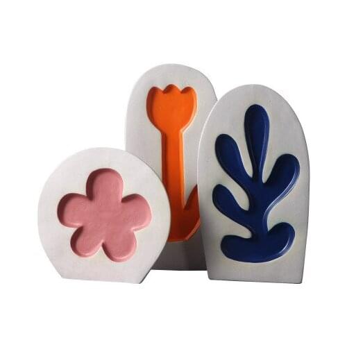 2021 New Nordic ins ceramic vase decoration flower creative living room flower arrangement creative ceramic vase