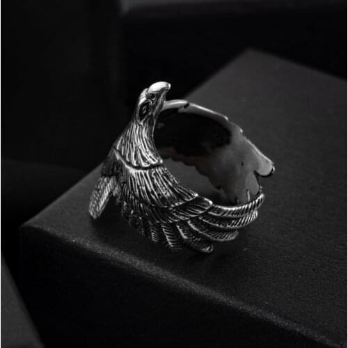 Eagle ring High-quality 925 Sterling Silver ring Jewelry Made in Turkey in a luxurious way