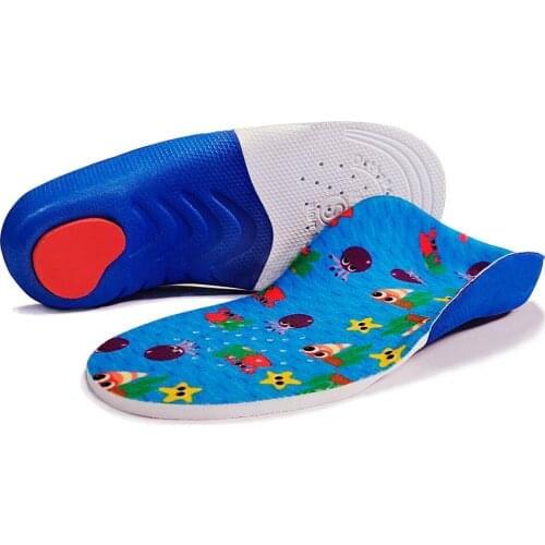 Children Orthopedic Insoles Shoes Pad Flat Feet Arch Support Foot Varus Valgus X/O Leg Correctior Shoes Orthopedic Shoes Insole