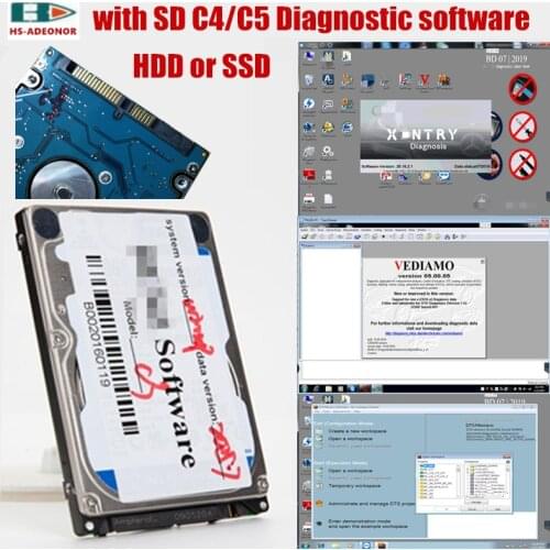 Suppor SCN Coding MB Star C4 obd scanner Latest software 2020.12V Xent.ry-das-DTS-8.16-Vediamo-epc-wis for Benz Diagnostic tool