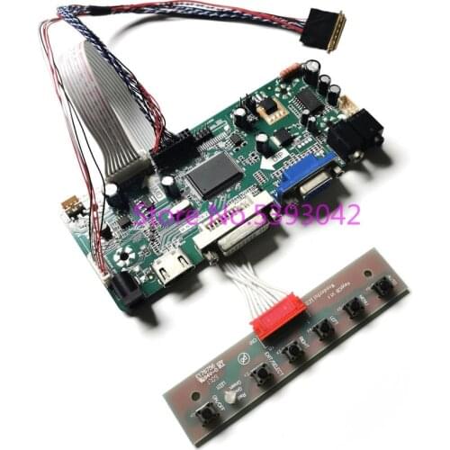 Fit LP156WH4 (TL)(P1)/(TL)(P2)/(TL)(P4) 40-Pin 1366*768 LCD panel VGA DVI WLED LVDS M.NT68676 screen controller board kit