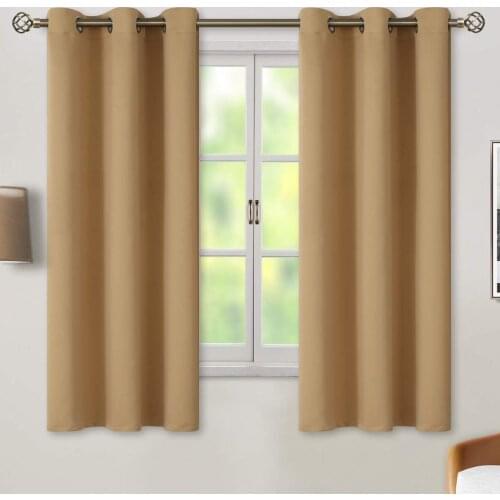 Blackout Curtains for Bedroom,Grommet Thermal Insulated Room Darkening Curtains for Living Room