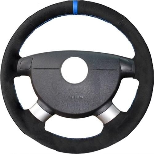 Alcantara Material Suede Leather Car Steering Wheel Cover for Chevrolet Sail 2004-2009