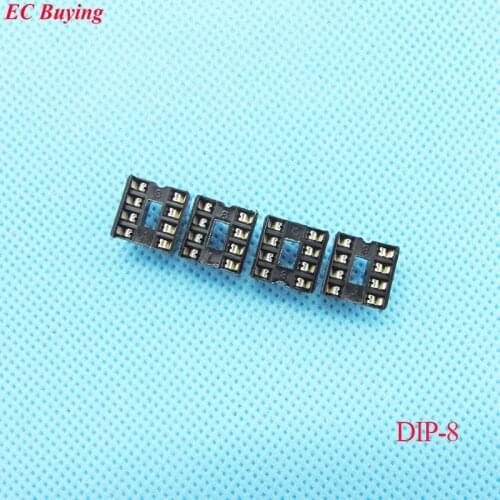 20pcs/lot DIP IC Socket 8P Adapter Holder Type 8Pin Plug in (If you need other quantity, please contact our custom servicer)