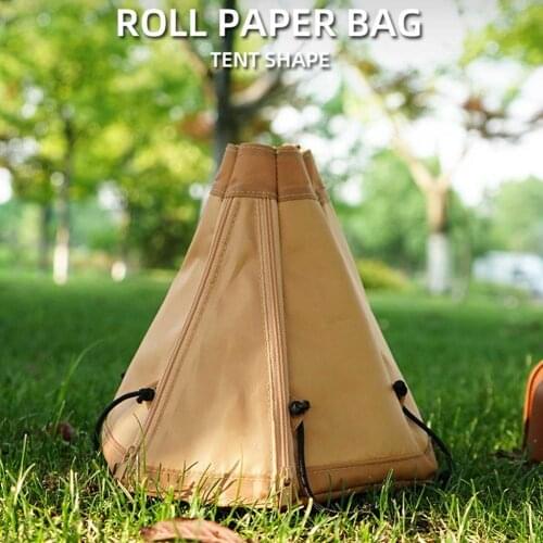22x20cm Portable Roll Tissue Case Toilet Roll Paper Storage Holder For Camping Hiking Outdoor Picnic Tent Lightweight Accessory