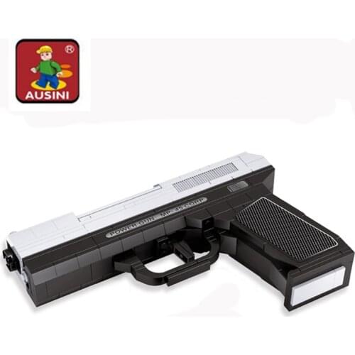 268 pcs Enlighten Building Block Set Military serials Army Pistols Air Gun 3D Construction Brick Toys Educational Block Gun toys