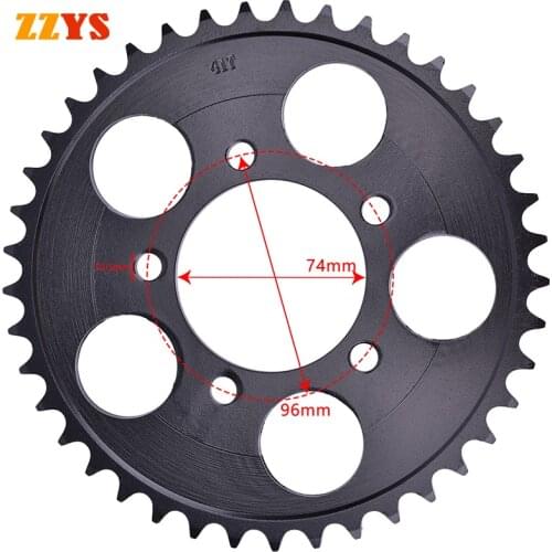 520 41T 41 Tooth Motorcycle Rear Sprocket Gear Staring Wheel For Honda NSR250 NSR250R MC18 NSR 250 NSR250S MC21 520-41T Cam