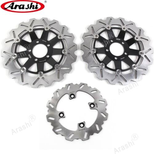 Arashi 1 Set For KAWASAKI ZX12R NINJA 1200 2004 2005 2006 ZX 12R CNC Front Rear Brake Disc Disk Brake Rotors ZZR 600 1991-1992