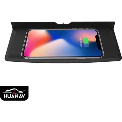 Car Wireless Charger For for Range Rover Sport 2014-2017 Intelligent Infrared Fast Wireless Charging Car Phone Holder For iphone